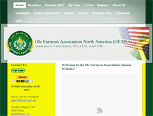 Tablet Screenshot of olefarmers.com